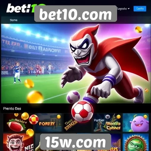 variedade de jogos disponíveis no site bet10.com